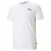 PUMA Herren ESS Essential Small Logo Tee T-Shirt Übergröße Weiss Bis 4XL