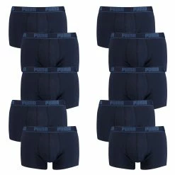 12 Er Pack Puma Short Boxer Boxershorts Men Pant Unterwäsche Kurz NAVY