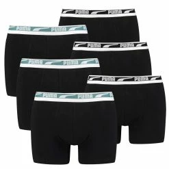 Puma Herren Boxer Boxershorts Men Unterhose Multi Logo Pant Unterwäsche 6er Pack