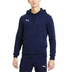 PUMA Herren TeamGOAL 23 Casuals Hoody Sweatshirt Pullover 656580 Dunkelblau -puma shop 173f8eba61cf703be1ad603da094f678
