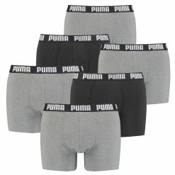 Puma Boxer Briefs Boxershorts Men Herren Everyday Unterhose Pant Unterwäsche 6 Er Pack