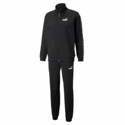 PUMA Herren BTS Poly Suit CL Trainingsanzug Jogginganzug 845845 Schwarz