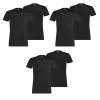 6 Er Pack Puma Basic V Neck T-Shirt Men Herren Unterhemd V-Ausschnitt