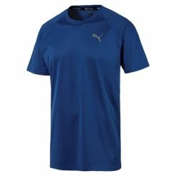 PUMA SS Tech Tee Herren T-shirt Sportswear 518389 05 Blau