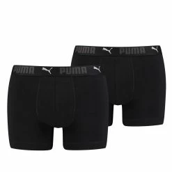PUMA Boxershorts Herren 2er Pack Sport Aus Organischer Baumwolle / Unterwäsche Männer (S - XL)
