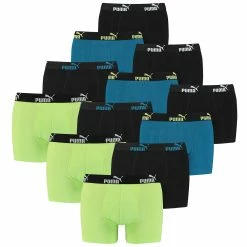 12 Er Pack Puma Boxer Boxershorts Herren Unterwäsche Sportliche Retro Pants