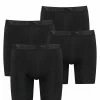 PUMA Lange Boxershorts Herren 4er Pack Sport Mikrofaser + Elastisch / Funktionsunterhosen Männer (S - XL)