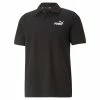 PUMA Herren ESS Pique Polo Shirt Schwarz 586674 01