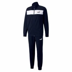 PUMA Herren Poly Suit CL Trainingsanzug Jogginganzug 845844 Blau