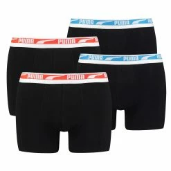 Puma Herren Boxer Boxershorts Men Unterhose Multi Logo Pant Unterwäsche 4er Pack