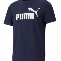 PUMA Herren ESS Essential Logo Tee T-Shirt 586666 06 Blau