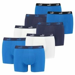8 Er Pack Puma Boxer Boxershorts Herren Unterwäsche Sportliche Retro Pants