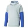 PUMA Train All Day PwrFleece Hoody Herren Sweatshirt Kapuzenpullover 522340 80 Grau