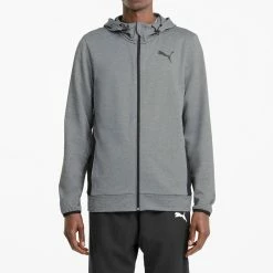 PUMA Herren RTG FZ Hoodie Full Zip Hoodie Jacke Grau Übergrößen Bis 4XL -puma shop 46e8ce8f01d3061b8237e14898f58896