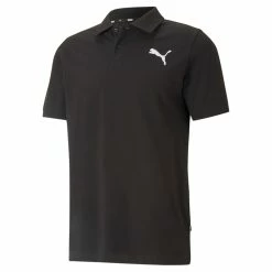 PUMA Herren ESS Pique Polo Shirt Schwarz 586674 51