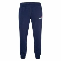 PUMA Ess 2 Col Logo Pants TR CL Herren Sporthose Trainings Hose Übergröße 586768 06 Blau