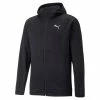 PUMA Train All Day PwrFleece Full Zip Herren Sweatjacke Kapuzenjacke 522339 01 Schwarz