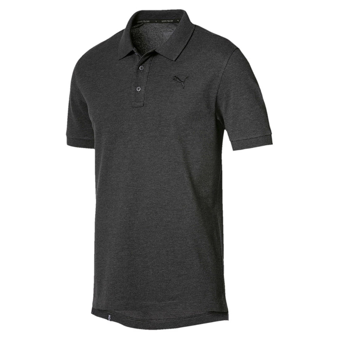 PUMA Herren ESS Pique Polo Shirt Keeps You Dry Dark Grey 1 PUMA Herren ESS Pique Polo Shirt Keeps You Dry Dark Grey
