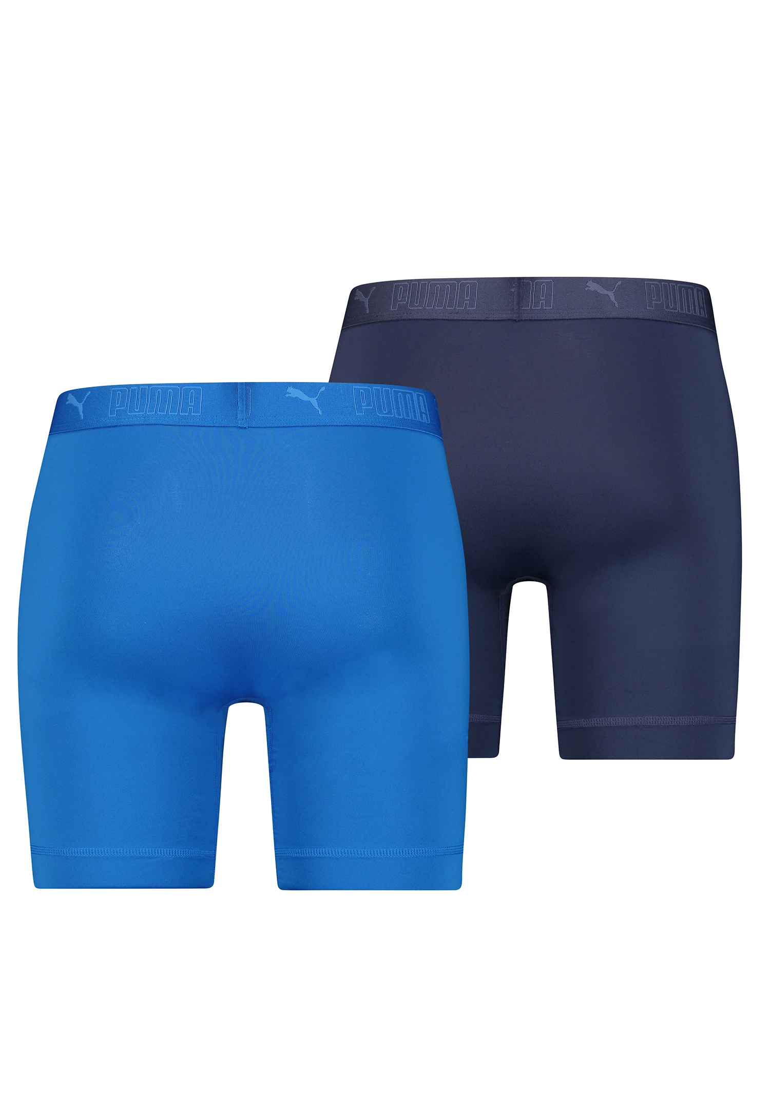 PUMA Lange Boxershorts Herren 2er Pack Sport Mikrofaser + Elastisch / Funktionsunterhosen Männer (S - XL) 2 PUMA Lange Boxershorts Herren 2er Pack Sport Mikrofaser + Elastisch / Funktionsunterhosen Männer (S - XL) – Bild 2