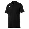 PUMA Herren CUP Casuals Polo Shirt Schwarz 656036 03