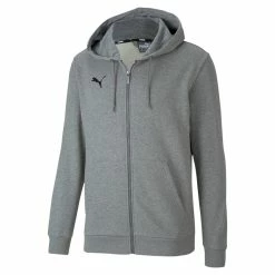 PUMA Herren TeamGOAL 23 Casuals Hooded Jacket Kapuzenjacke 656708 Grau