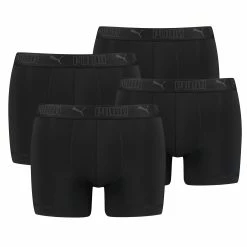 PUMA Boxershorts Herren 4er Pack Sport Mikrofaser + Elastisch / Funktionsunterhosen Männer (S - XL)