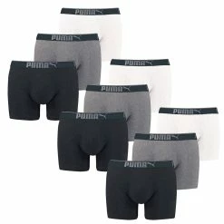 Puma Herren Boxershort Lifestyle Sueded Cotton 9 Er Pack