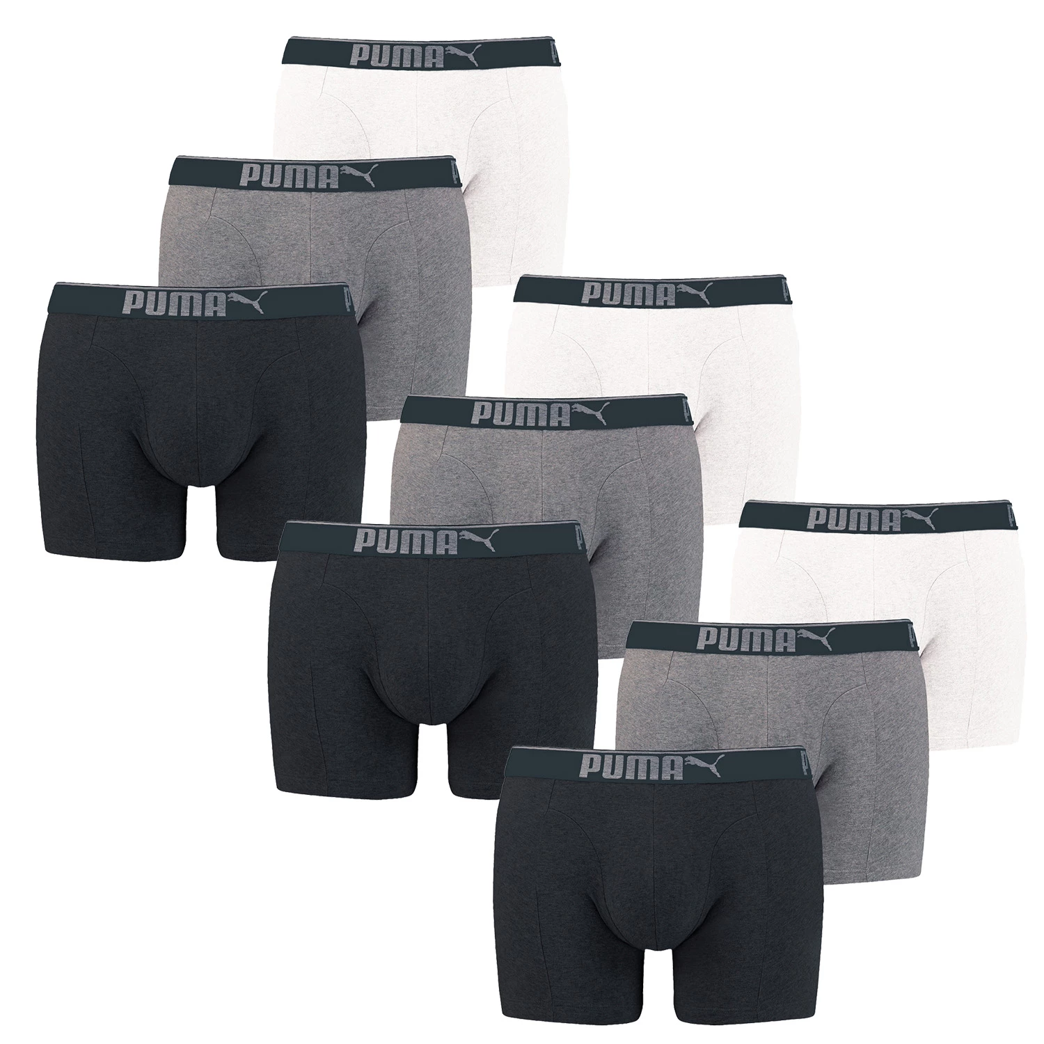 Puma Herren Boxershort Lifestyle Sueded Cotton 9 Er Pack 1 Puma Herren Boxershort Lifestyle Sueded Cotton 9 Er Pack