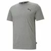 PUMA Herren ESS Essential Small Logo Tee T-Shirt Übergröße Grau Bis 4XL