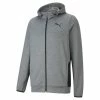 PUMA Herren RTG FZ Hoodie Full Zip Hoodie Jacke Grau Übergrößen Bis 4XL