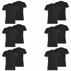 12 Er Pack Puma Basic V Neck T-Shirt Men Herren Unterhemd V-Ausschnitt