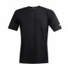 PUMA Herren Left Sleeve Embroidered No.1 Small Tee T-Shirt Schwarz