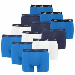 12 Er Pack Puma Boxer Boxershorts Herren Unterwäsche Sportliche Retro Pants