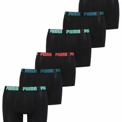 Puma Herren Cat Boxer Shorts Everyday Unterhose Pant Unterwäsche 6 Er Pack
