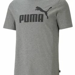 PUMA Herren Essentials No.1 Logo Tee T-Shirt 586666 Grau