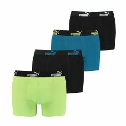 4 Er Pack Puma Boxer Boxershorts Herren Unterwäsche Sportliche Retro Pants