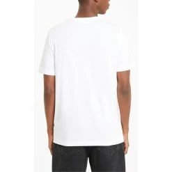 PUMA Herren ESS Essential Small Logo Tee T-Shirt Übergröße Weiss Bis 4XL -puma shop c29bb94f49f1fd81a31883cad47753f5