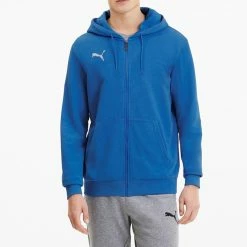 PUMA Herren TeamGOAL 23 Casuals Hooded Jacket Kapuzenjacke 656708 Blau -puma shop c89dd899c77a920f3b2d3c6f1fe41590