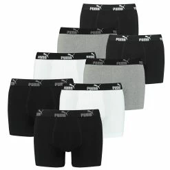 8 Er Pack Puma Boxer Boxershorts Herren Unterwäsche Sportliche Retro Pants