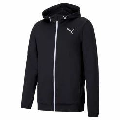 PUMA Herren RTG FZ Hoodie Full Zip Hoodie Jacke Schwarz