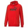 PUMA ESS Hoody FL Big Logo Herren Sweatshirt Kapuzenpullover 586686 11 Rot