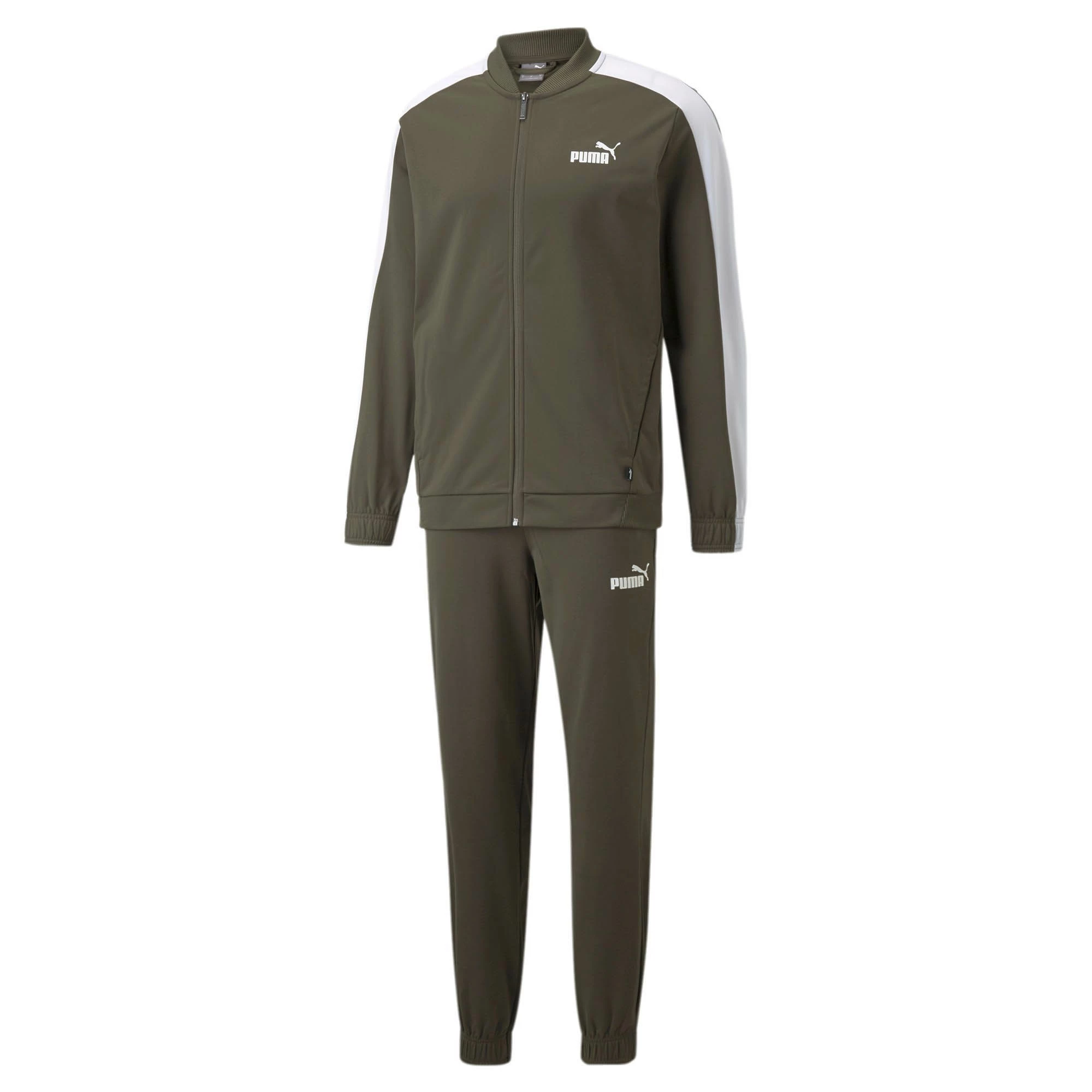 PUMA Herren Baseball Tricot Suit Trainingsanzug Jogginganzug 585843 Grün 1 PUMA Herren Baseball Tricot Suit Trainingsanzug Jogginganzug 585843 Grün