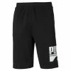 PUMA Herren Rebel Shorts 9" Hose Pants Sporthose Shorts Schwarz 580550