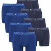 PUMA Boxershorts Herren 8er Pack Sport Aus Organischer Baumwolle / Unterwäsche Männer (S - XL)