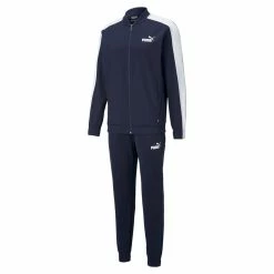PUMA Herren Baseball Tricot Suit Trainingsanzug Jogginganzug 585843 Blau