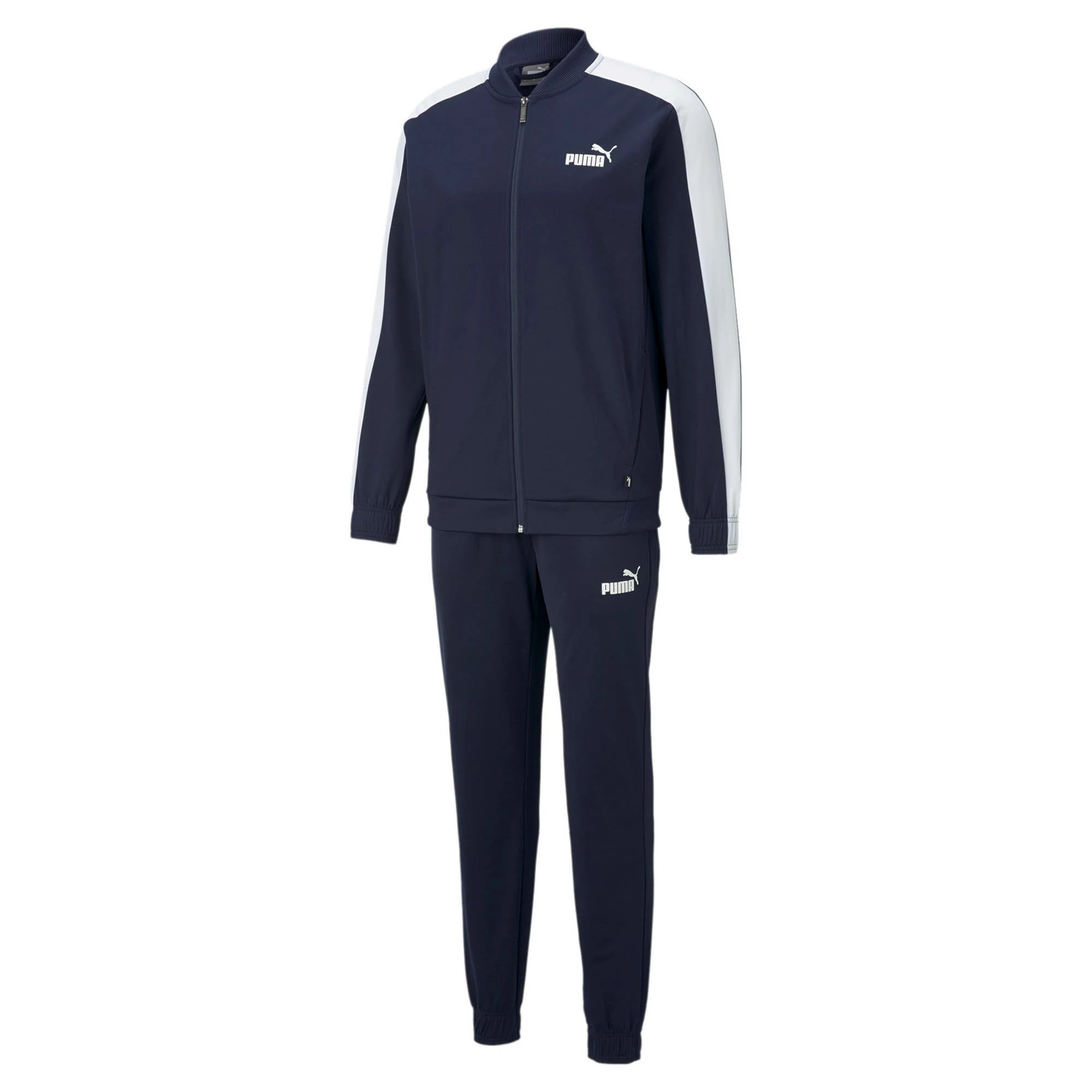 PUMA Herren Baseball Tricot Suit Trainingsanzug Jogginganzug 585843 Blau 1 PUMA Herren Baseball Tricot Suit Trainingsanzug Jogginganzug 585843 Blau