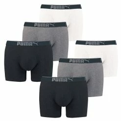 Puma Herren Boxershort Lifestyle Sueded Cotton 6 Er Pack