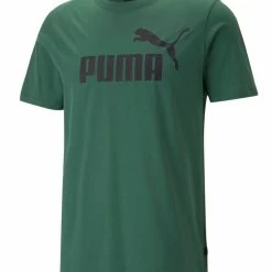 PUMA Herren ESS Essential Logo Tee T-Shirt 586667 46 Übergröße Grün Bis 4XL